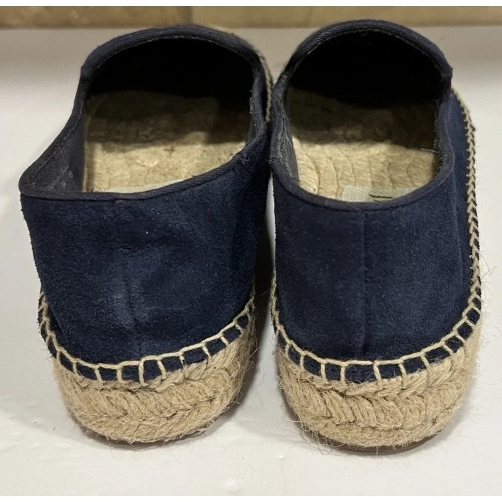 Women's Jack Rogers Luna Suede Espadrille Shoes Embroidered Slip‎ On Size 8.5